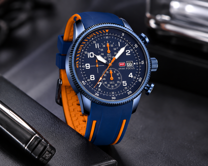 MINI FOCUS™ Ocean Phantom Chronograph – Built to Dominate