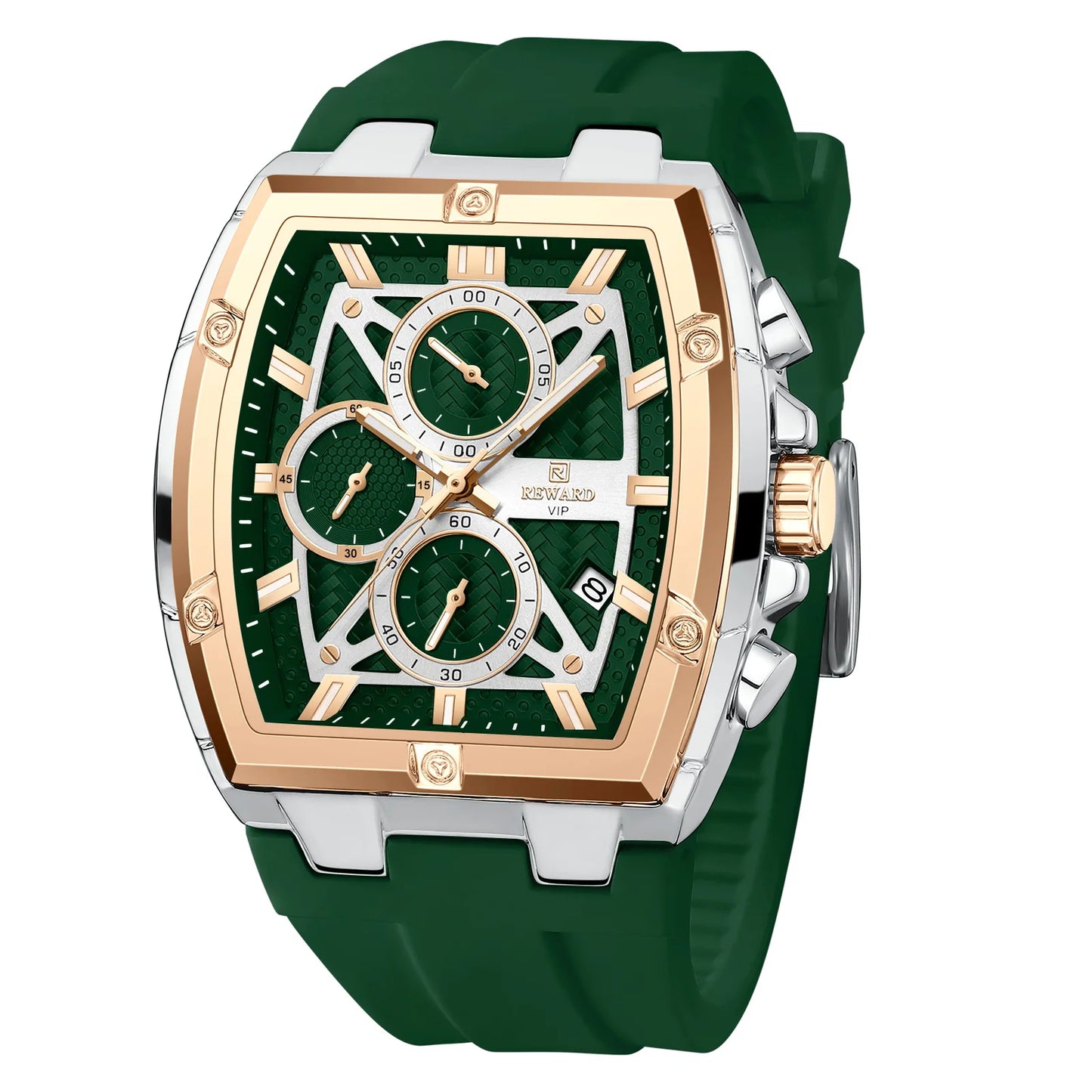 🔥 Alligator Edition™ Luxury Green Chronograph Watch